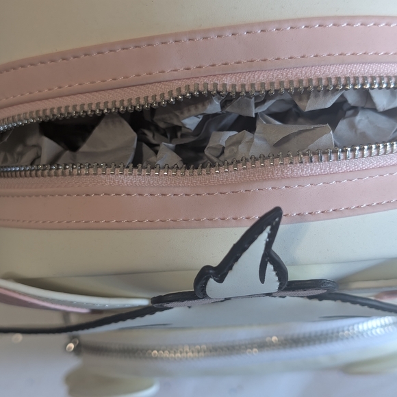 Loungefly Disney Marie Floral Footsy Womens Double Strap Mini Backpack - Picture 12 of 13